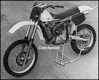 CZ 125cc Works Bike 1983